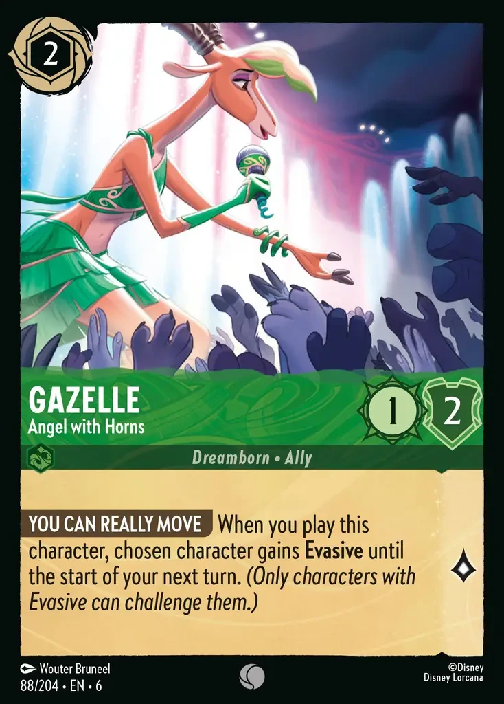 2024 Azurite Sea Gazelle - Angel with Horns #88 Common card image