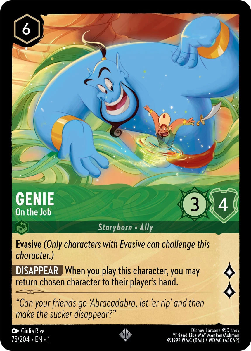 2023 The First Chapter Genie - On the Job #75 Super Rare card image