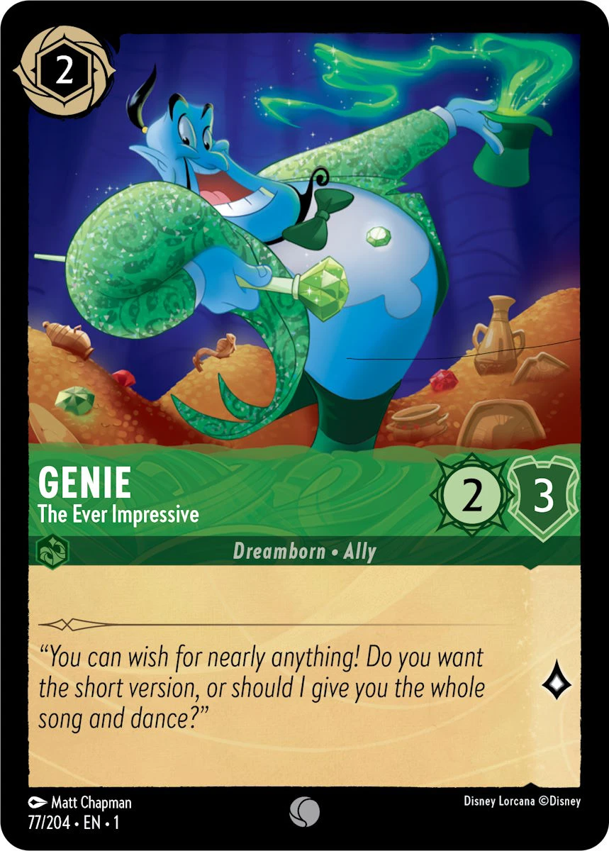 2023 The First Chapter Genie - The Ever Impressive #77 Common card image