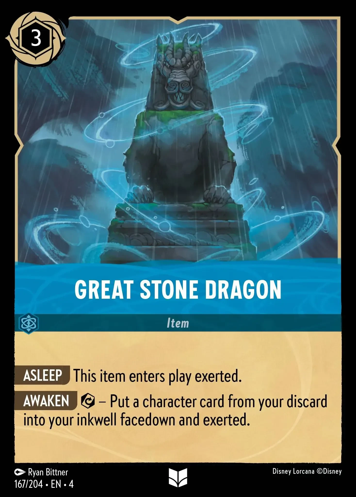 2024 Ursula's Return Great Stone Dragon Uncommon #167 Uncommon card image
