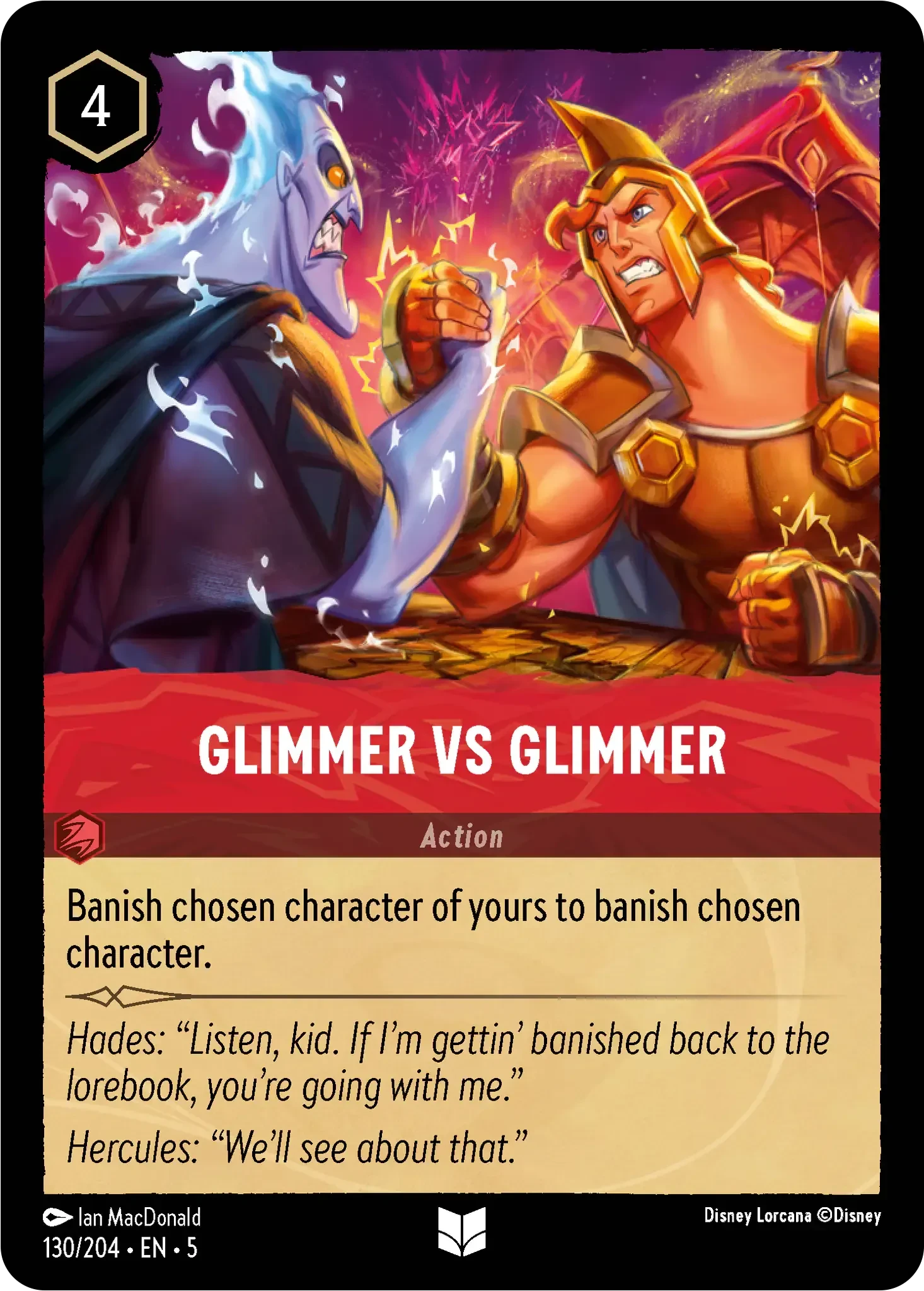 2024 Shimmering Skies Glimmer VS Glimmer #130 Uncommon card image