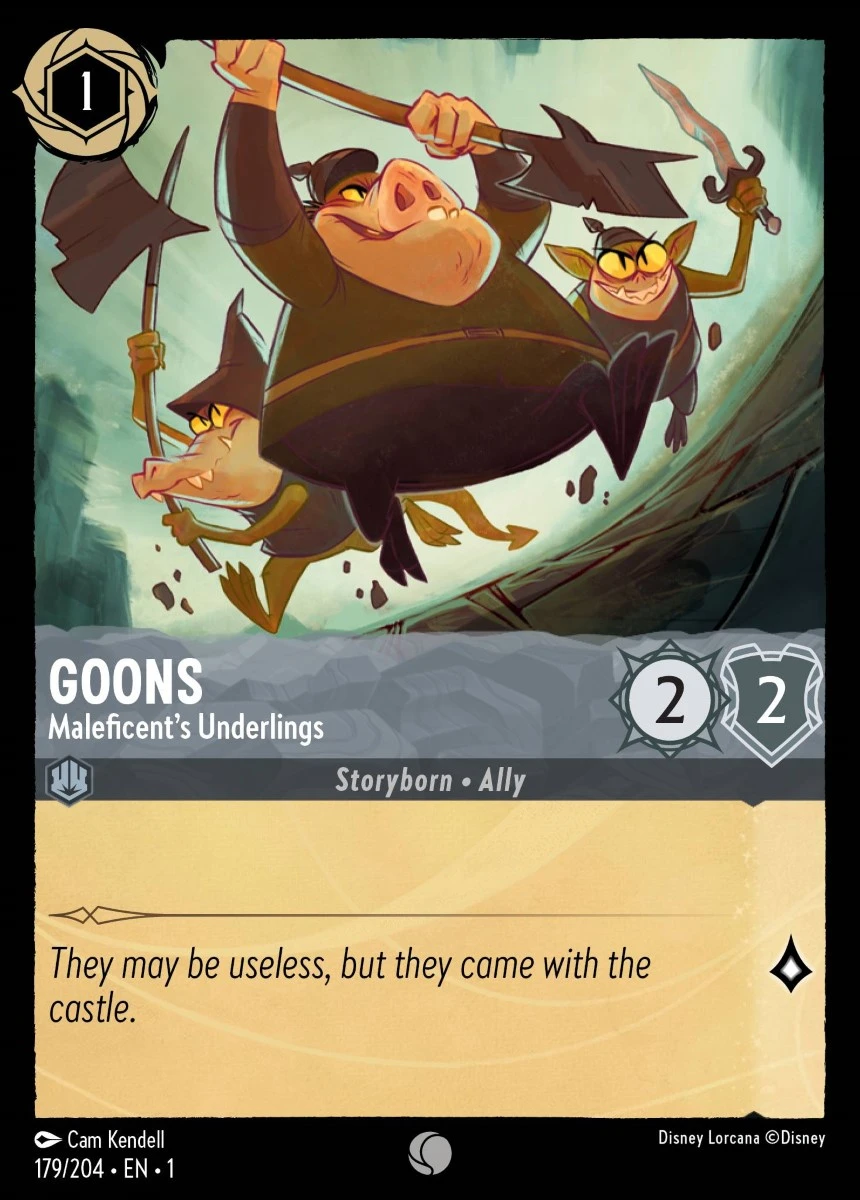 2023 The First Chapter Goons - Maleficent's Underlings Common #179 Common card image