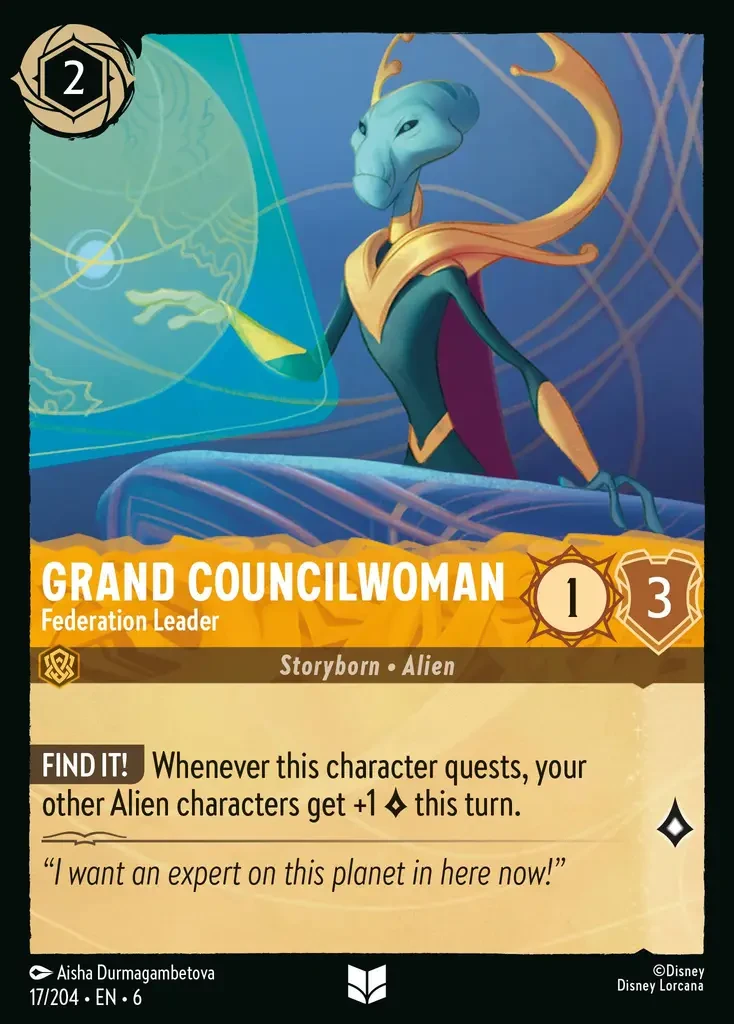 2024 Azurite Sea Grand Councilwoman - Federation Leader #17 Uncommon card image