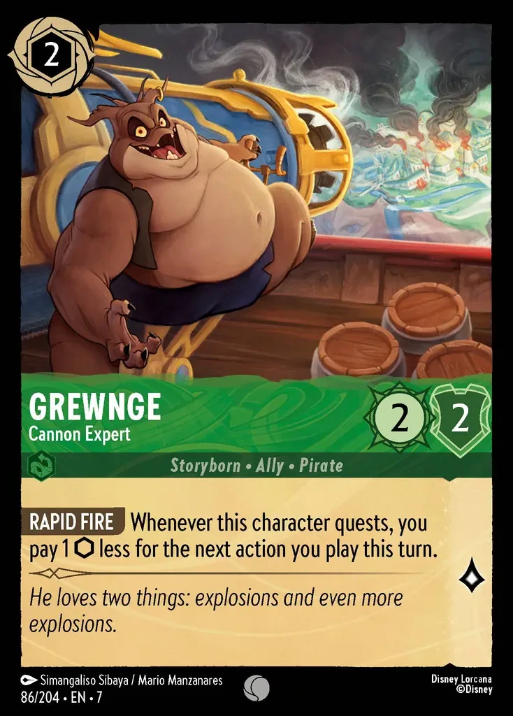 2025 Archazia's Island Grewnge - Cannon Expert #86 Common card image