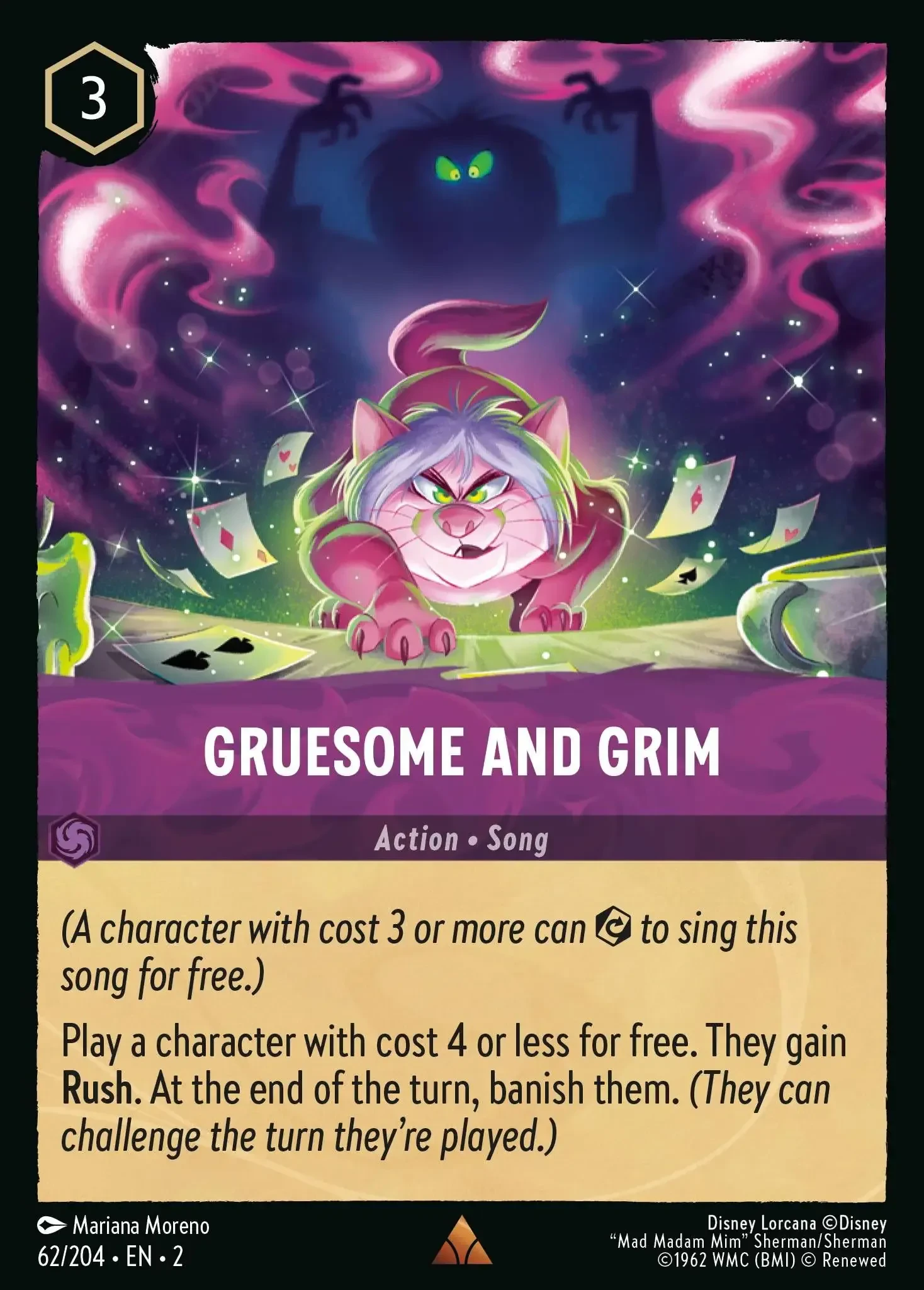 2023 Rise of The Floodborn Gruesome And Grim #62 Rare card image