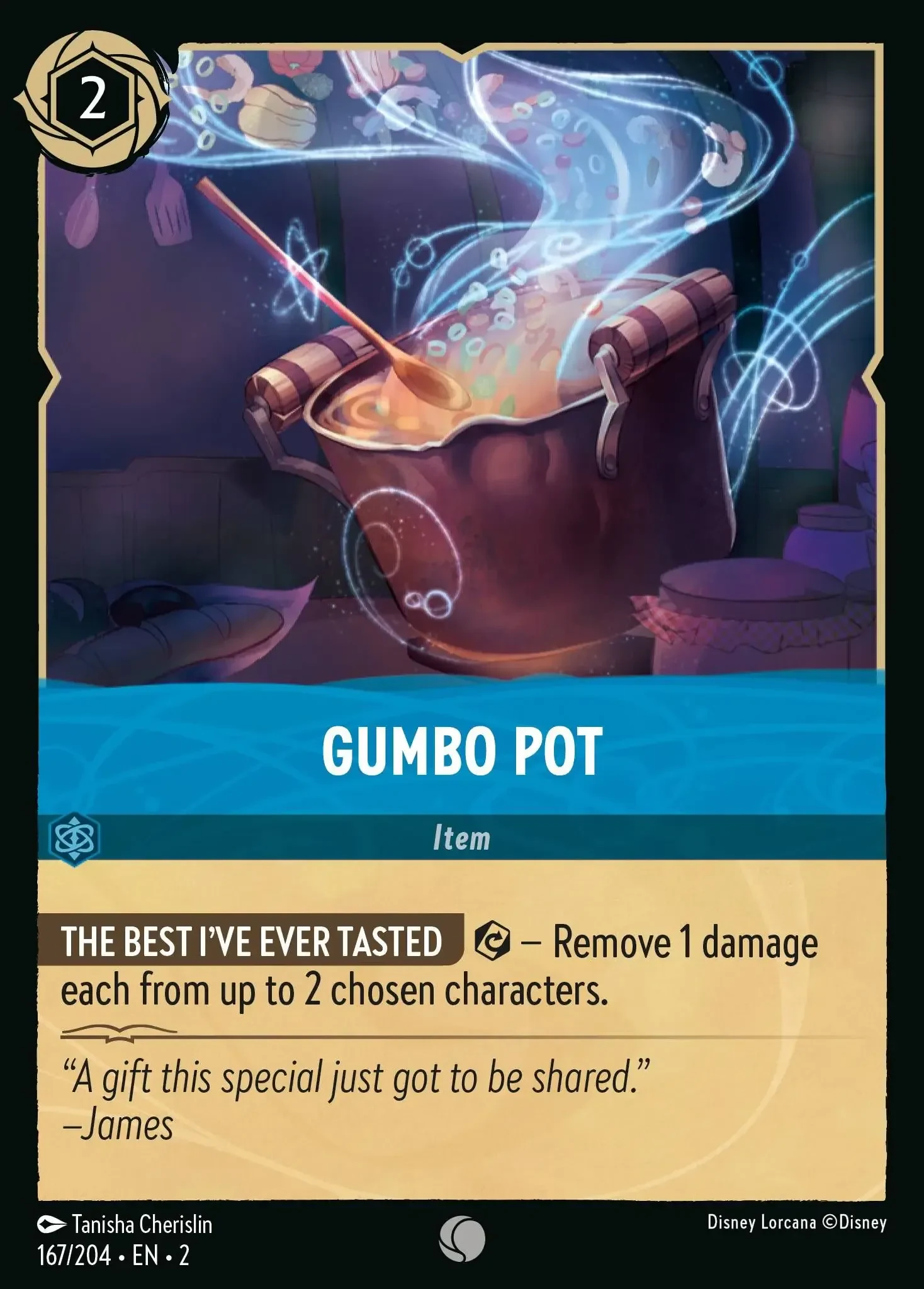 2023 Rise of The Floodborn Gumbo Pot #167 Common card image