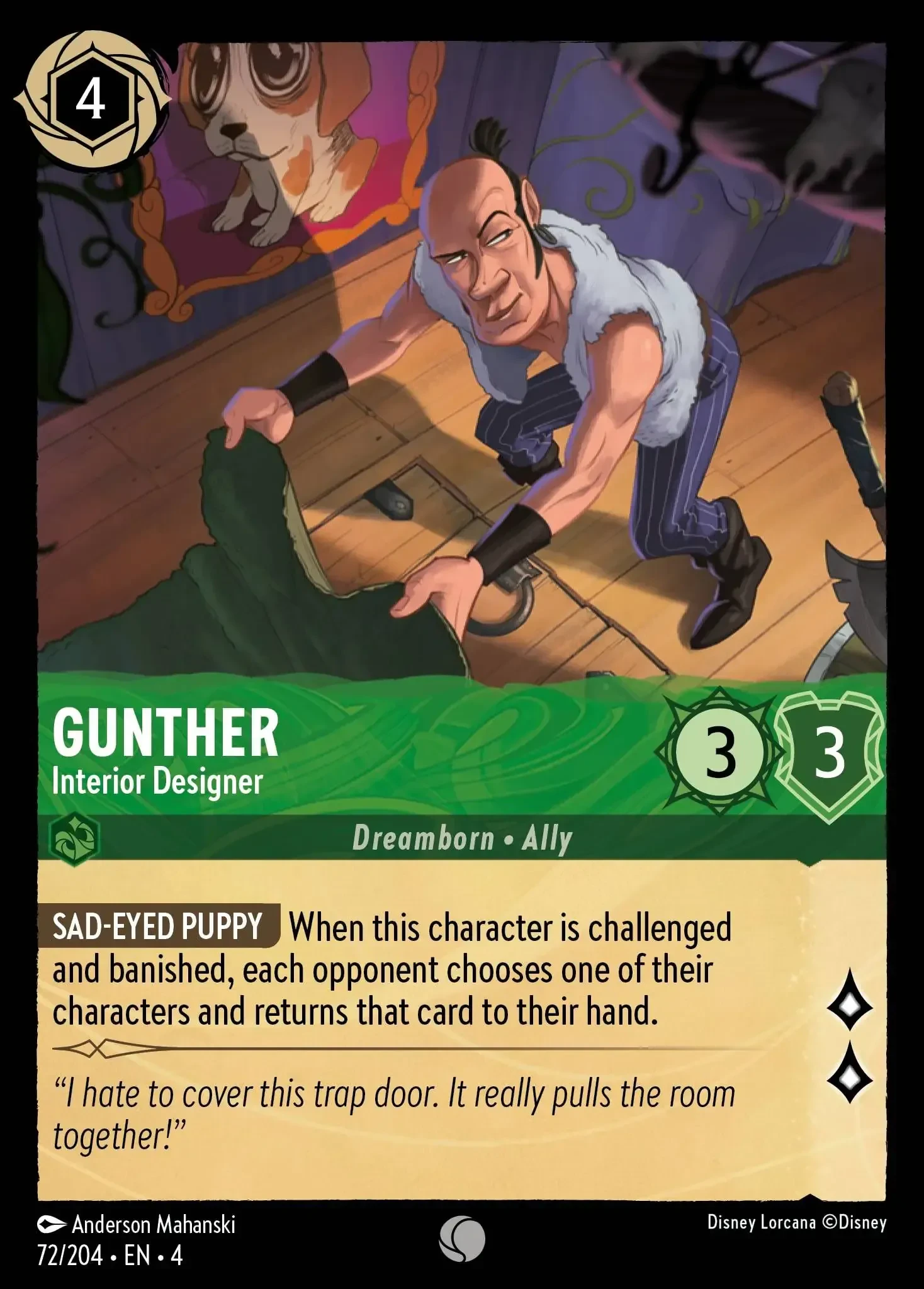 2024 Ursula's Return Gunther - Interior Designer [Foil] Common #72 Common card image