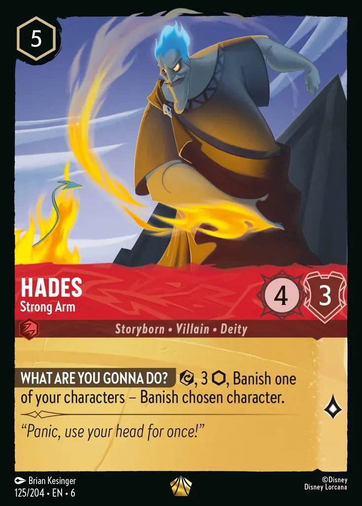2024 Azurite Sea Hades - Strong Arm #125 Legendary card image