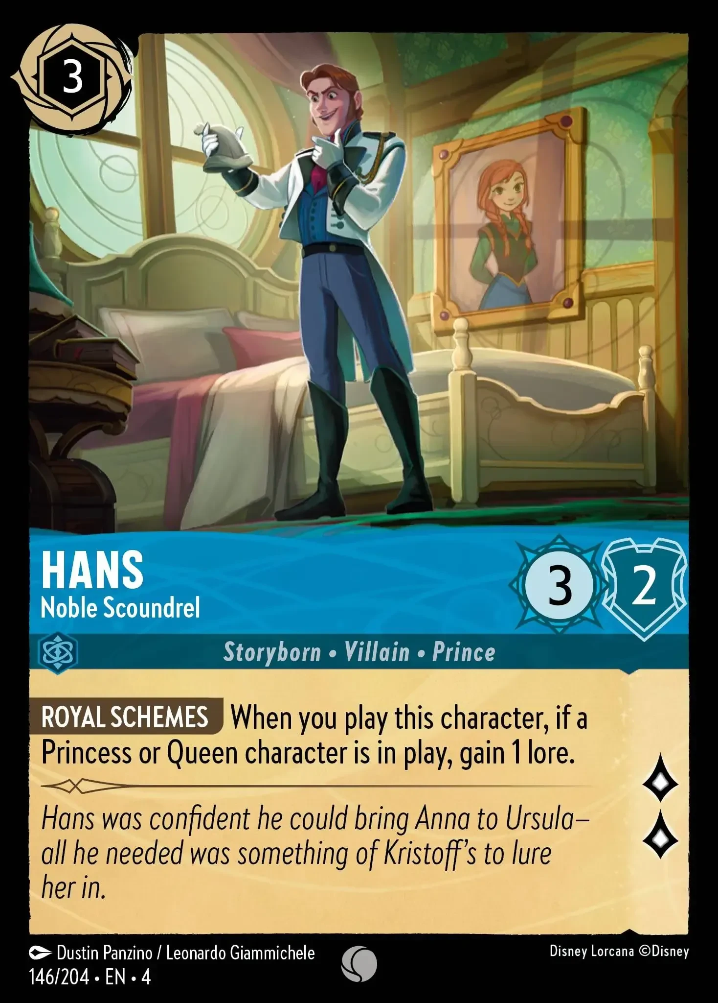 2024 Ursula's Return Hans - Noble Scoundrel Common #146 Common card image