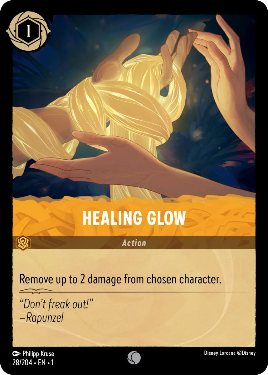 2023 The First Chapter Healing Glow [Foil] Common #28 Common card image