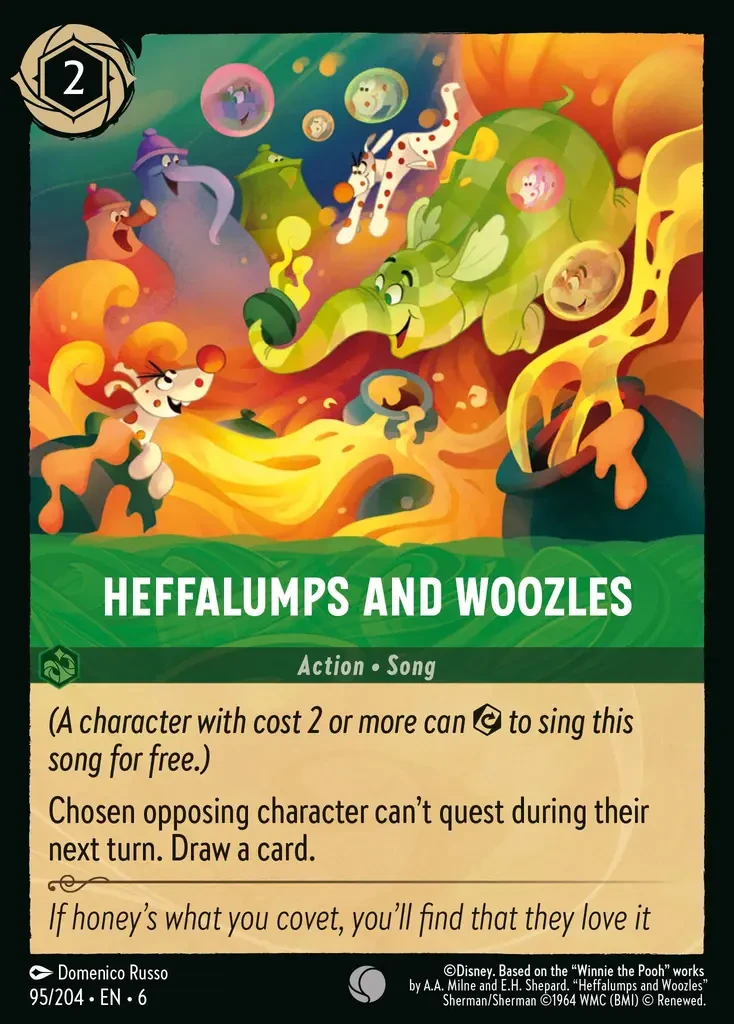 2024 Azurite Sea Heffalumps and Woozles #95 Common card image