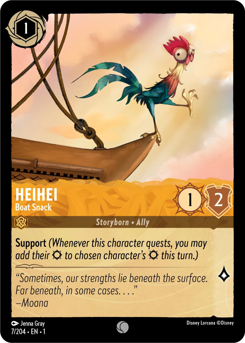 2023 The First Chapter HeiHei - Boat Snack [Demo] Common #7 Common card image