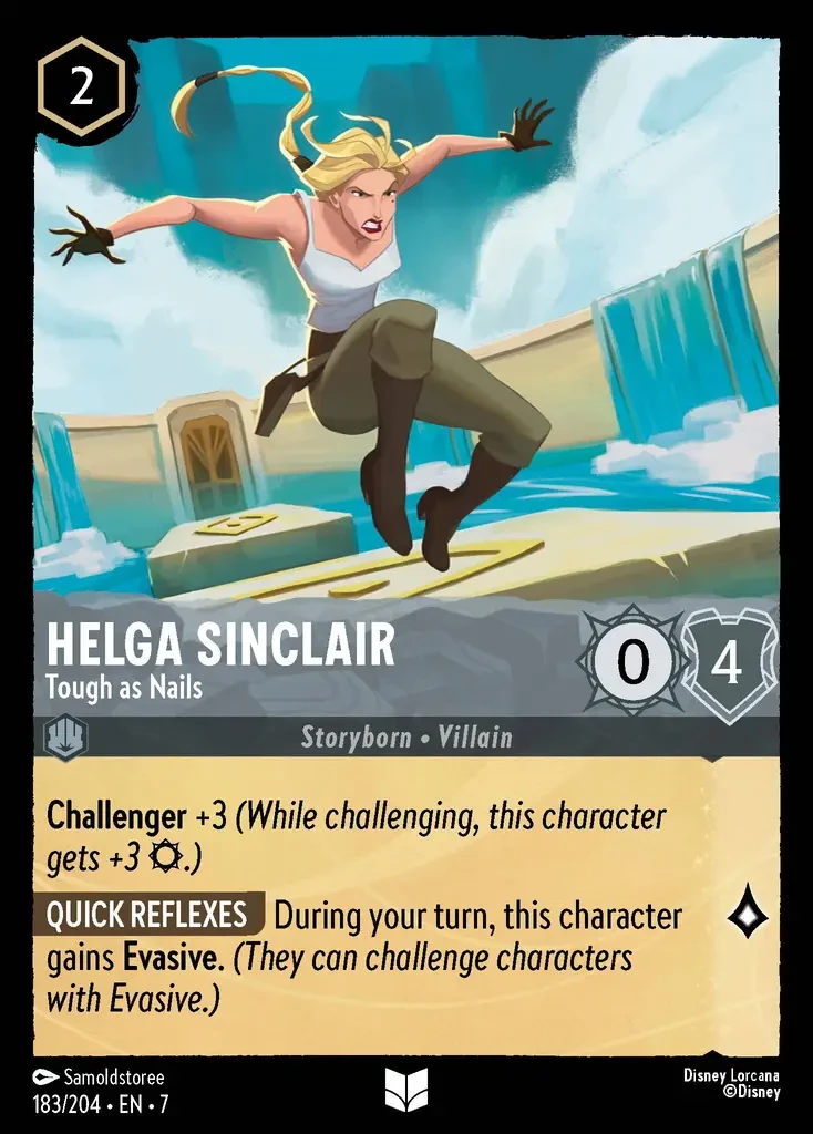 2025 Archazia's Island Helga Sinclair - Tough as Nails #183 Uncommon card image