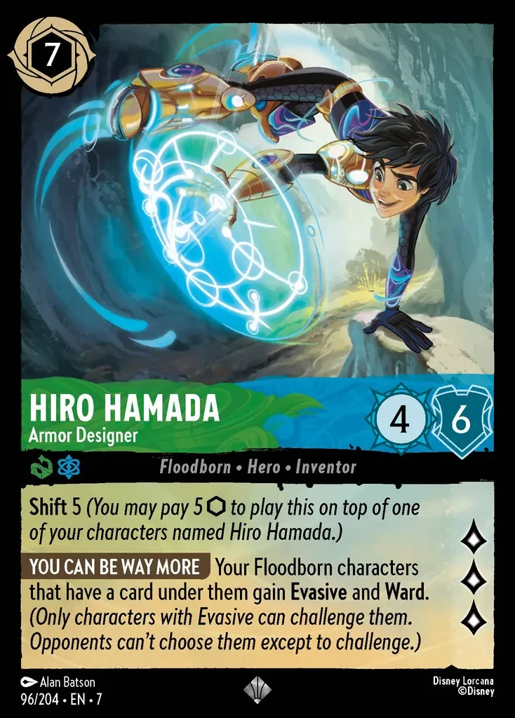 2025 Archazia's Island Hiro Hamada - Armor Designer #96 Super Rare card image