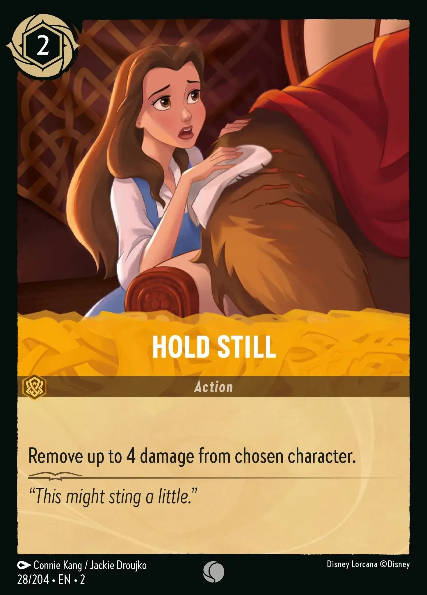 2023 Rise of The Floodborn Hold Still #28 Common card image