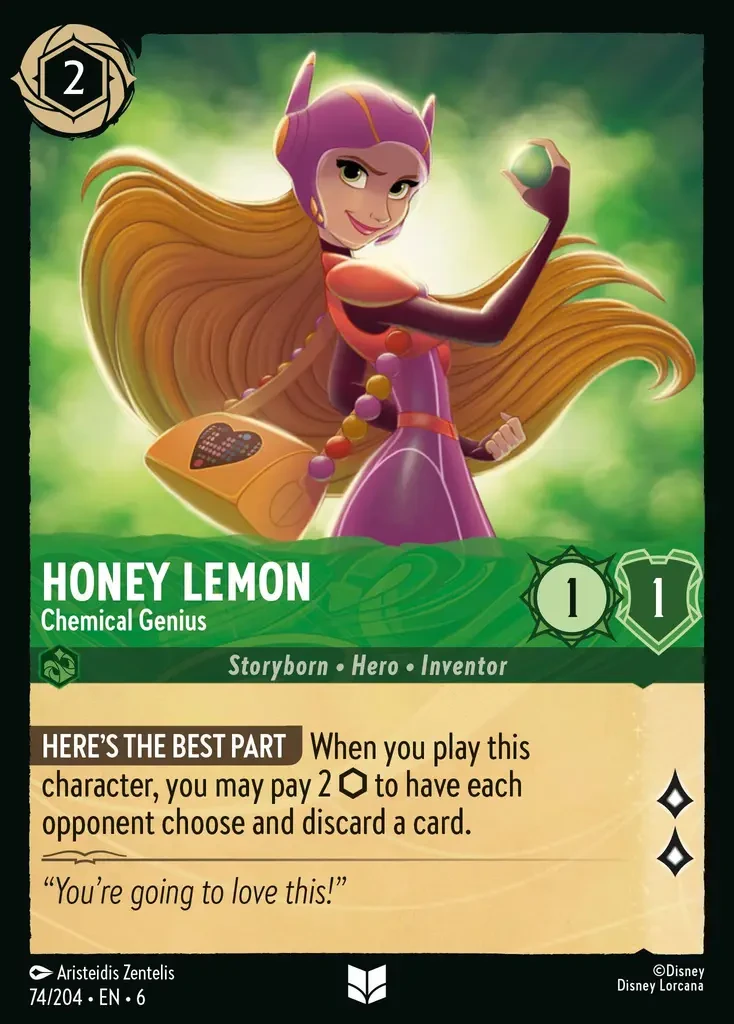 2024 Azurite Sea Honey Lemon - Chemical Genius #74 Uncommon card image