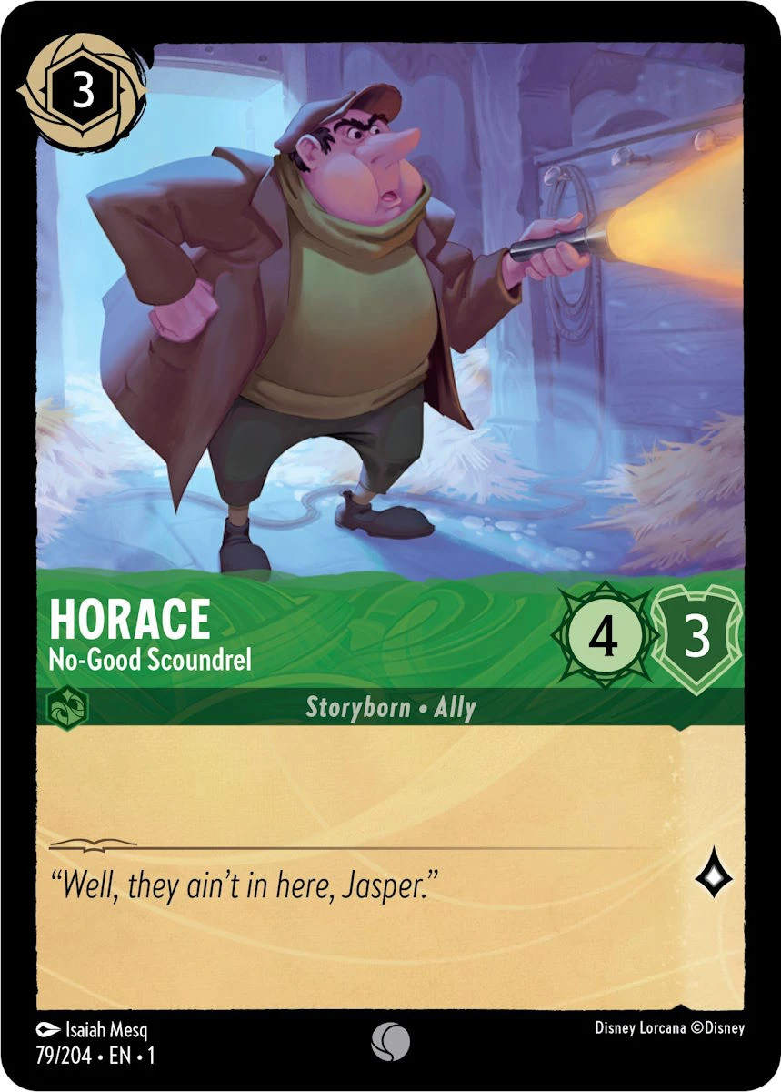 2023 The First Chapter Horace - No-Good Scoundrel #79 Common card image