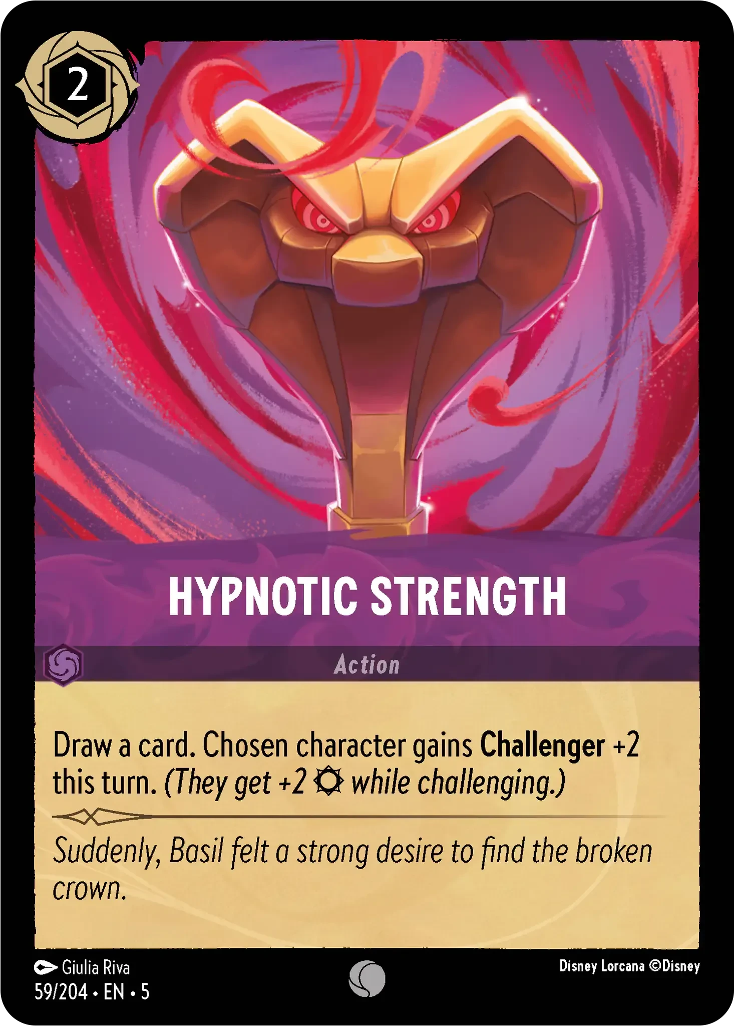 2024 Shimmering Skies Hypnotic Strength Common #59 Common card image