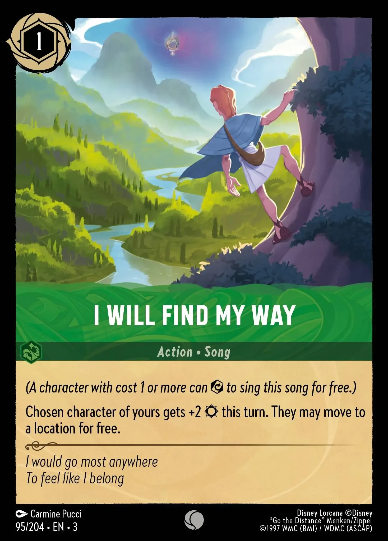 2024 Into the Inklands I Will Find My Way #95 Common card image