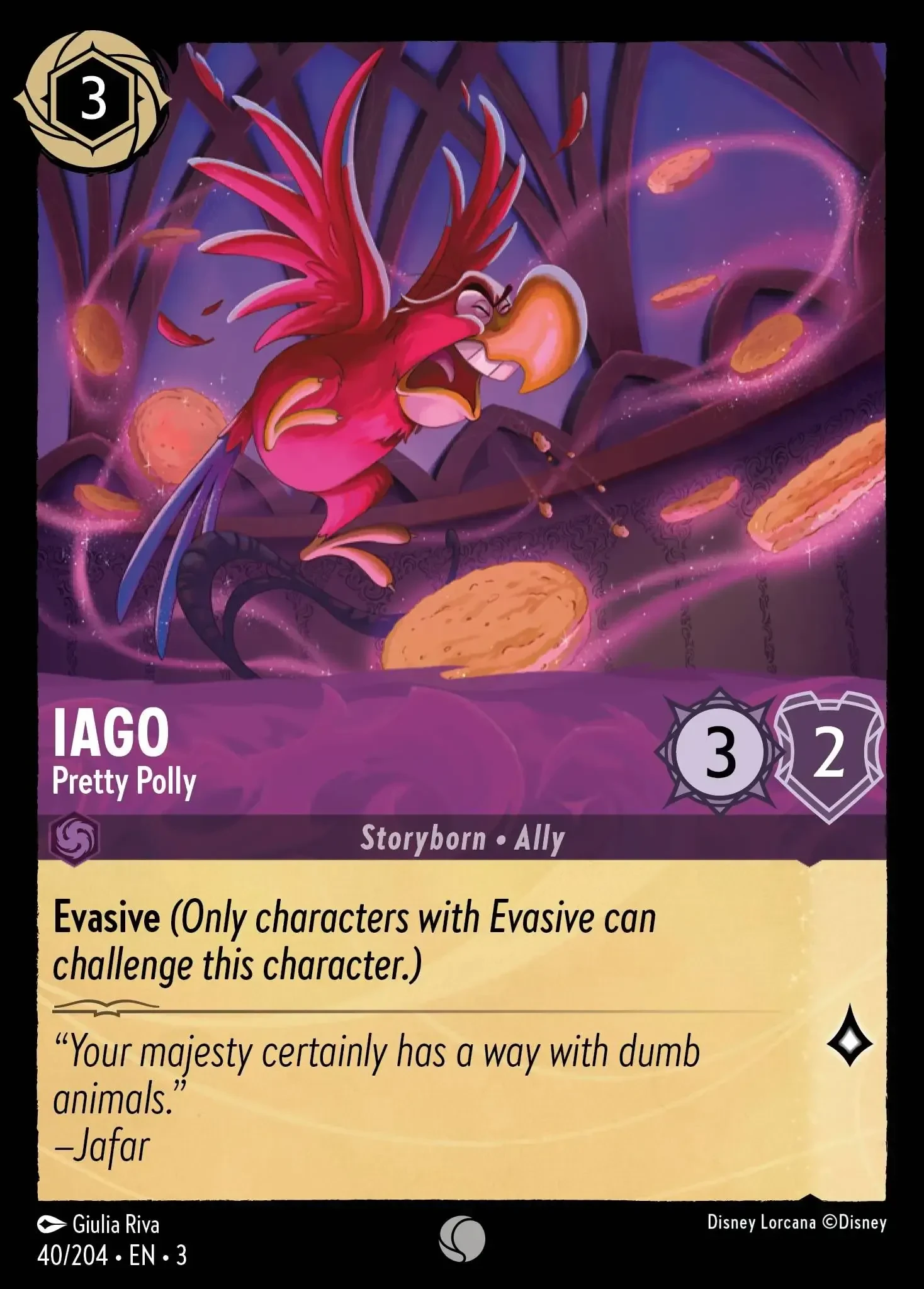 2024 Into the Inklands Iago - Pretty Polly #40 Common card image