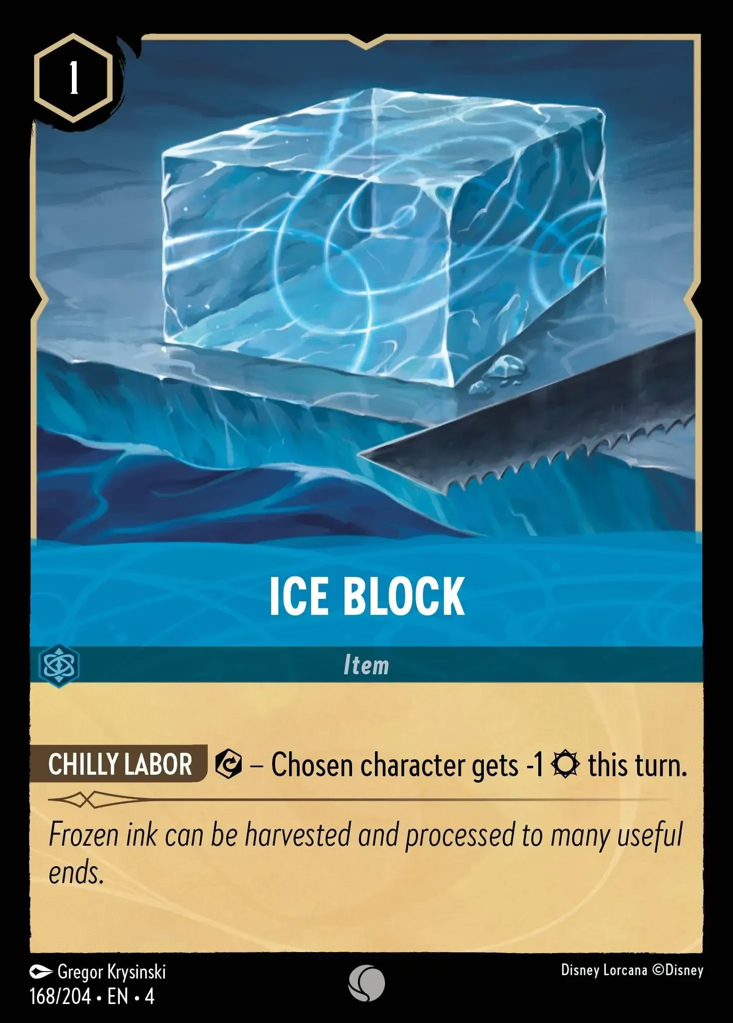2024 Ursula's Return Ice Block Common #168 Common card image