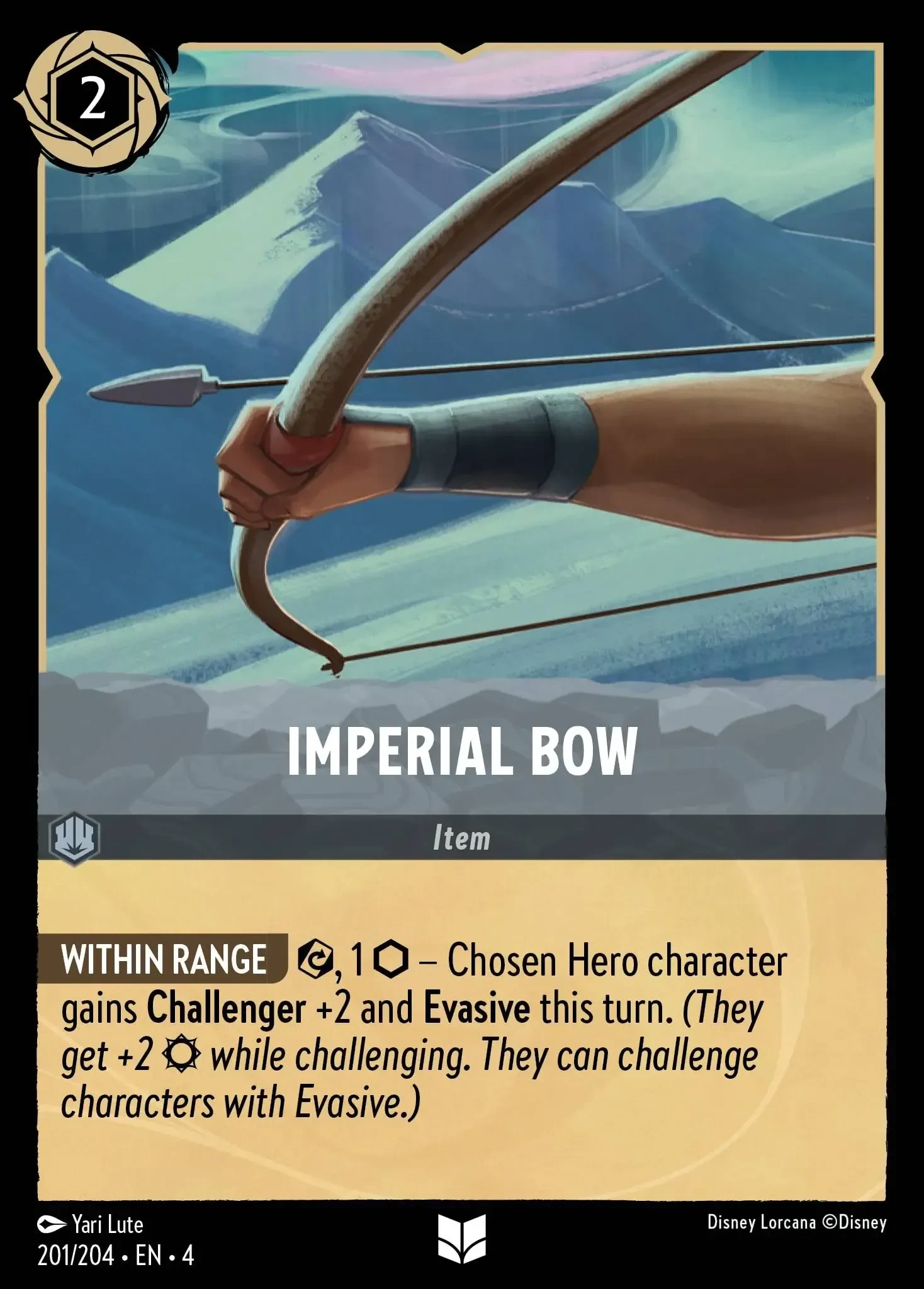 2024 Ursula's Return Imperial Bow [Foil] Uncommon #201 Uncommon card image