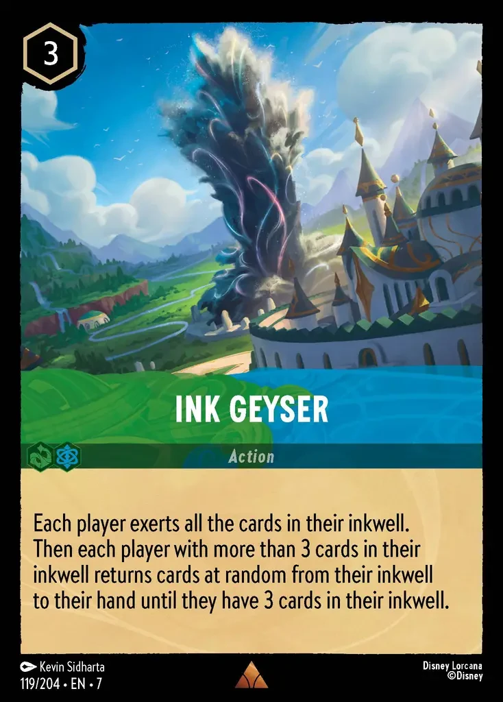 2025 Archazia's Island Ink Geyser #119 Rare card image