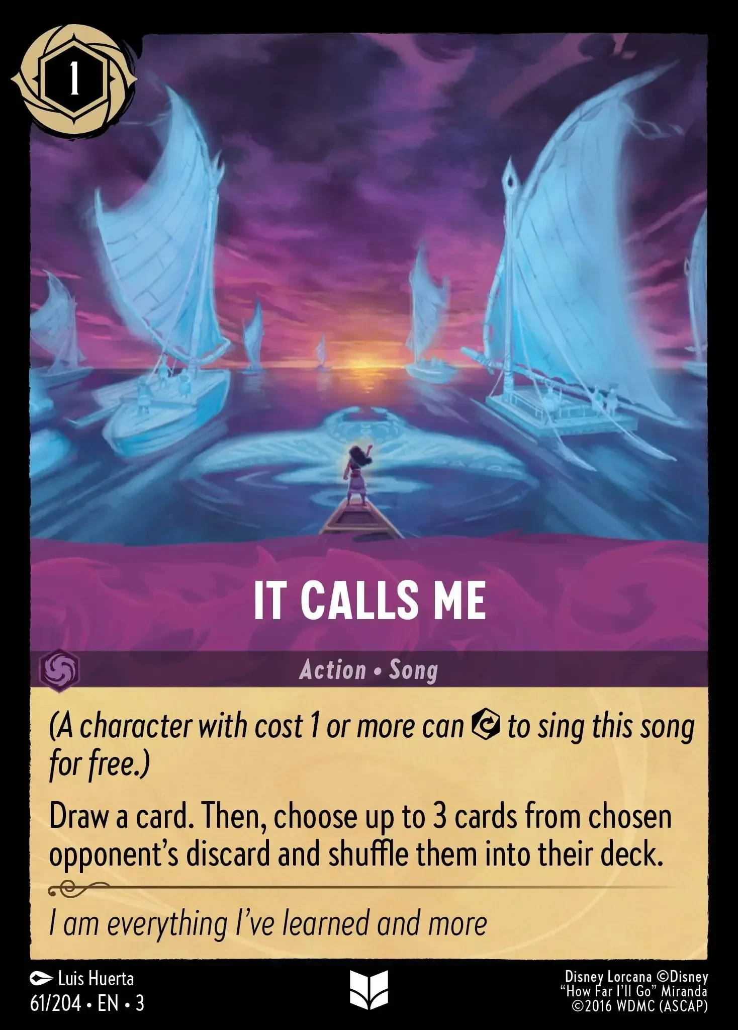 2024 Into the Inklands It Calls Me #61 Uncommon card image
