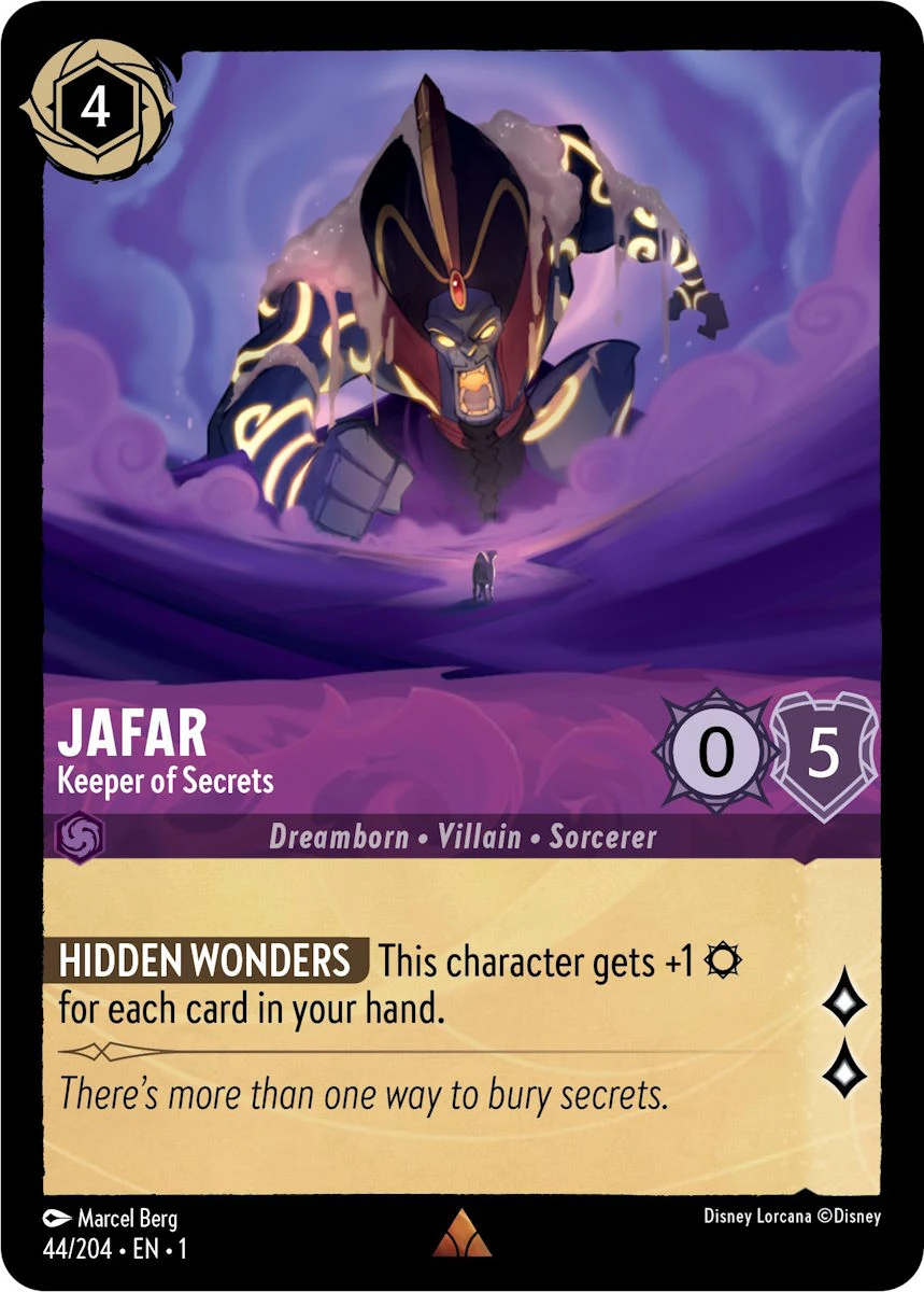2023 The First Chapter Jafar - Keeper of Secrets #44 Rare card image