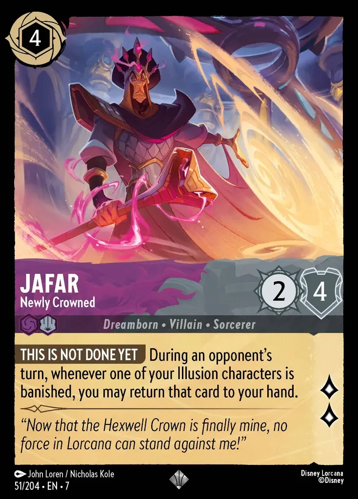 2025 Archazia's Island Jafar - Newly Crowned #51 Super Rare card image