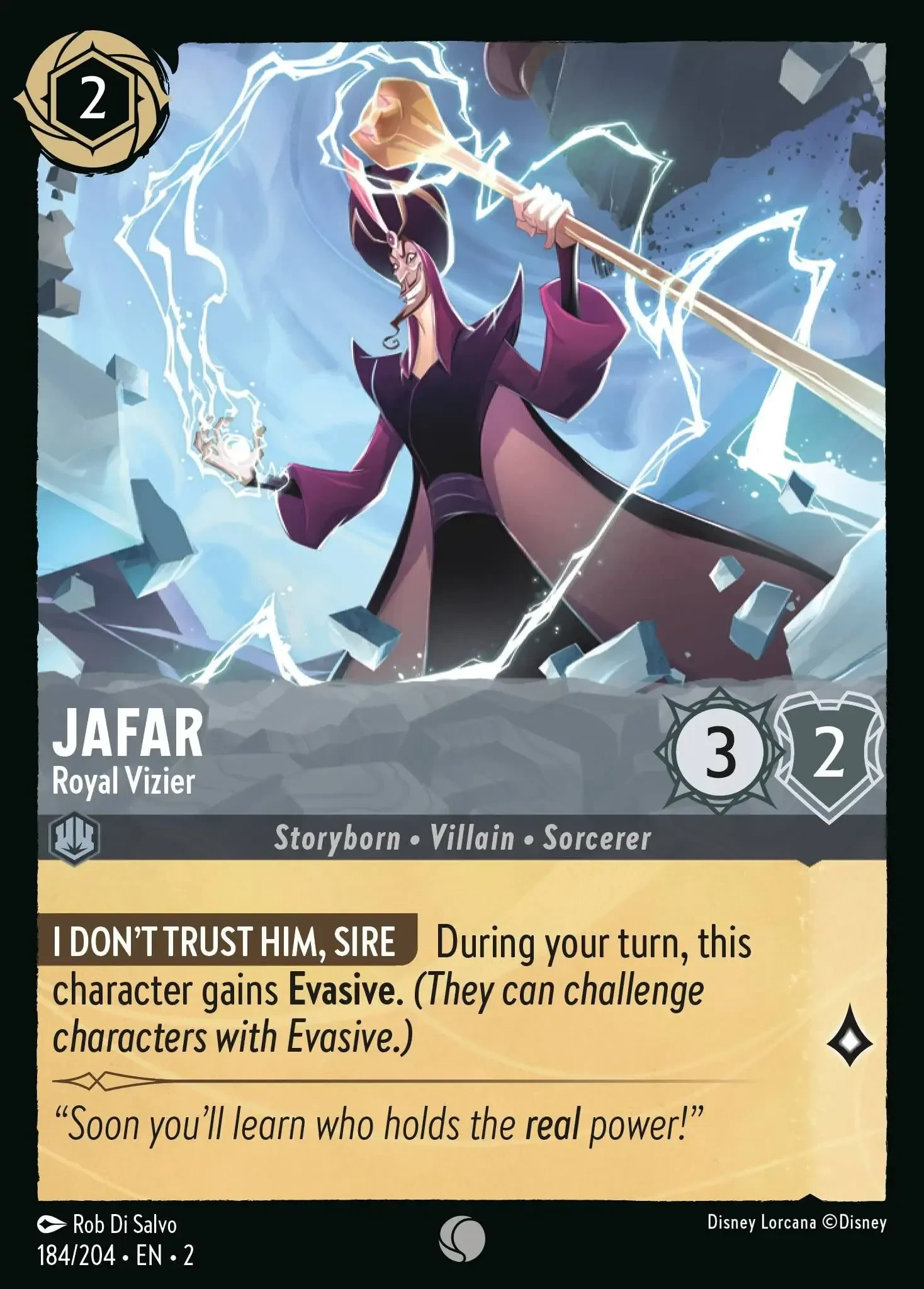2023 Rise of The Floodborn Jafar - Royal Vizier #184 Common card image