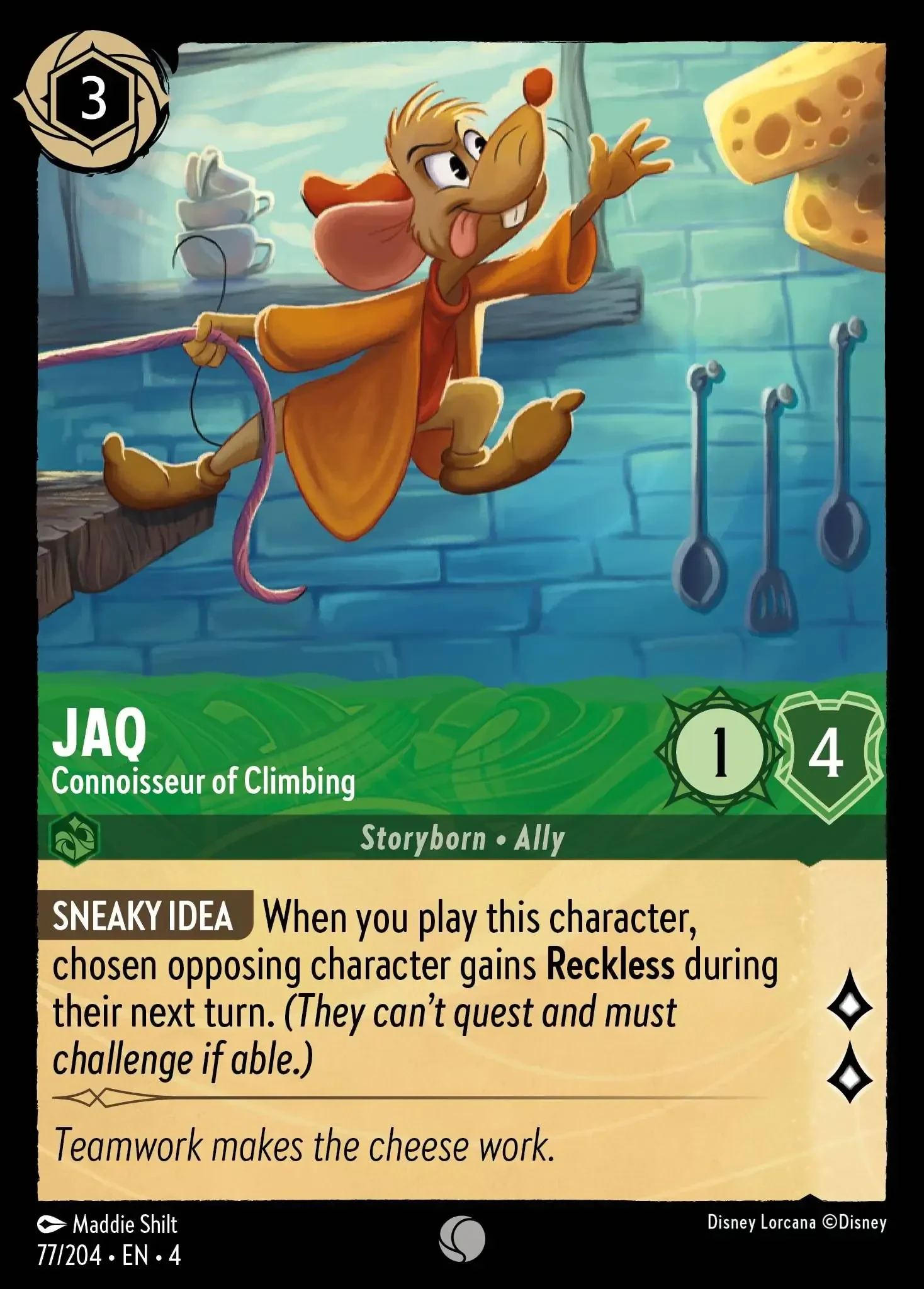2024 Ursula's Return Jaq - Connoisseur of Climbing [Foil] Common #77 Common card image