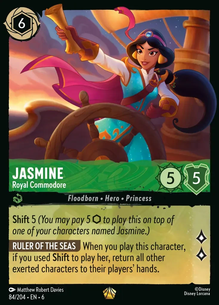 2024 Azurite Sea Jasmine - Royal Commodore #84 Legendary card image