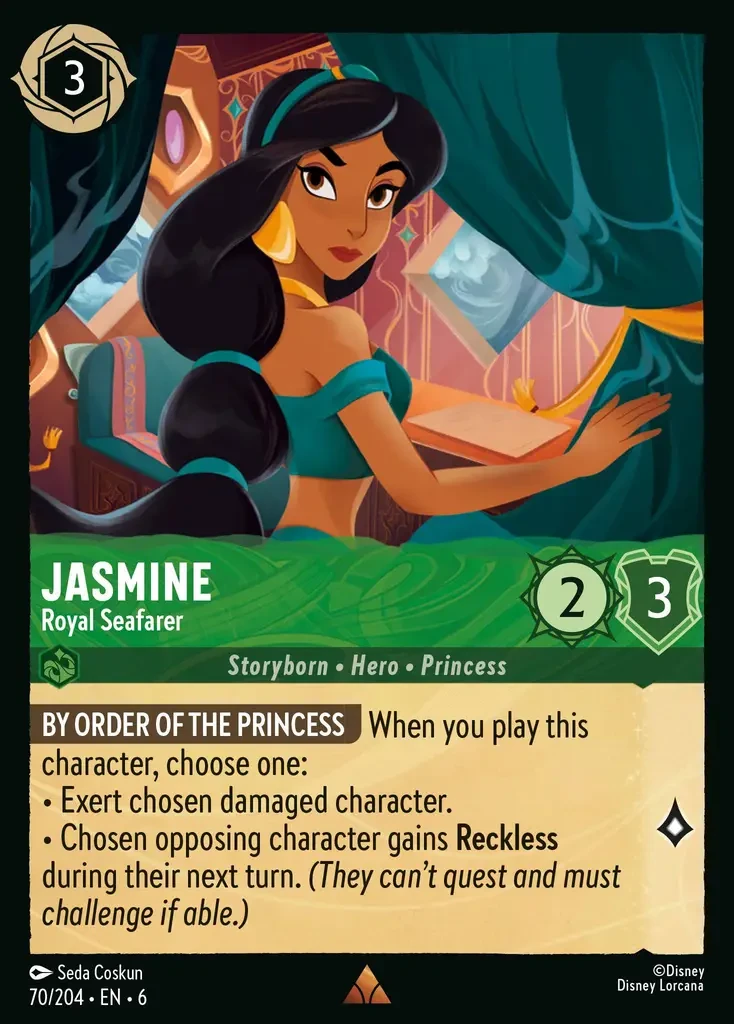 2024 Azurite Sea Jasmine - Royal Seafarer #70 Rare card image