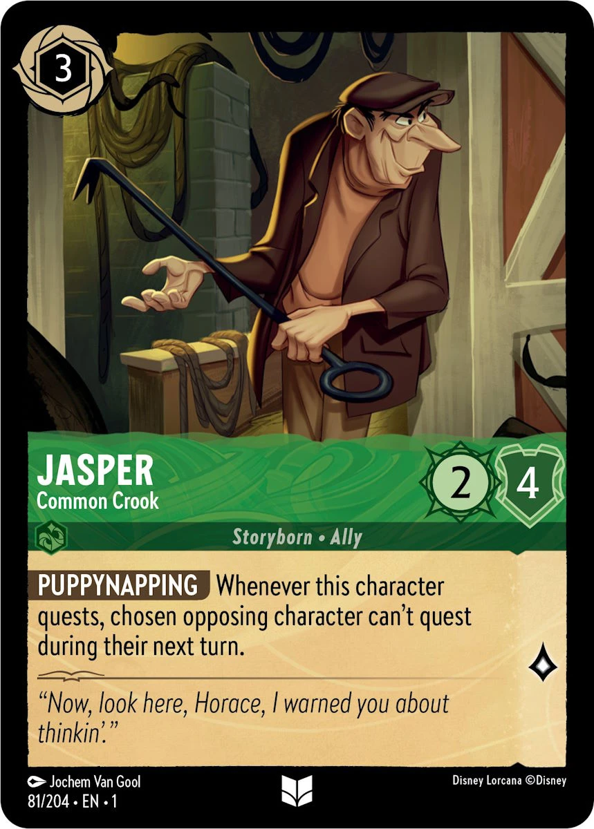 2023 The First Chapter Jasper - Common Crook Uncommon #81 Uncommon card image