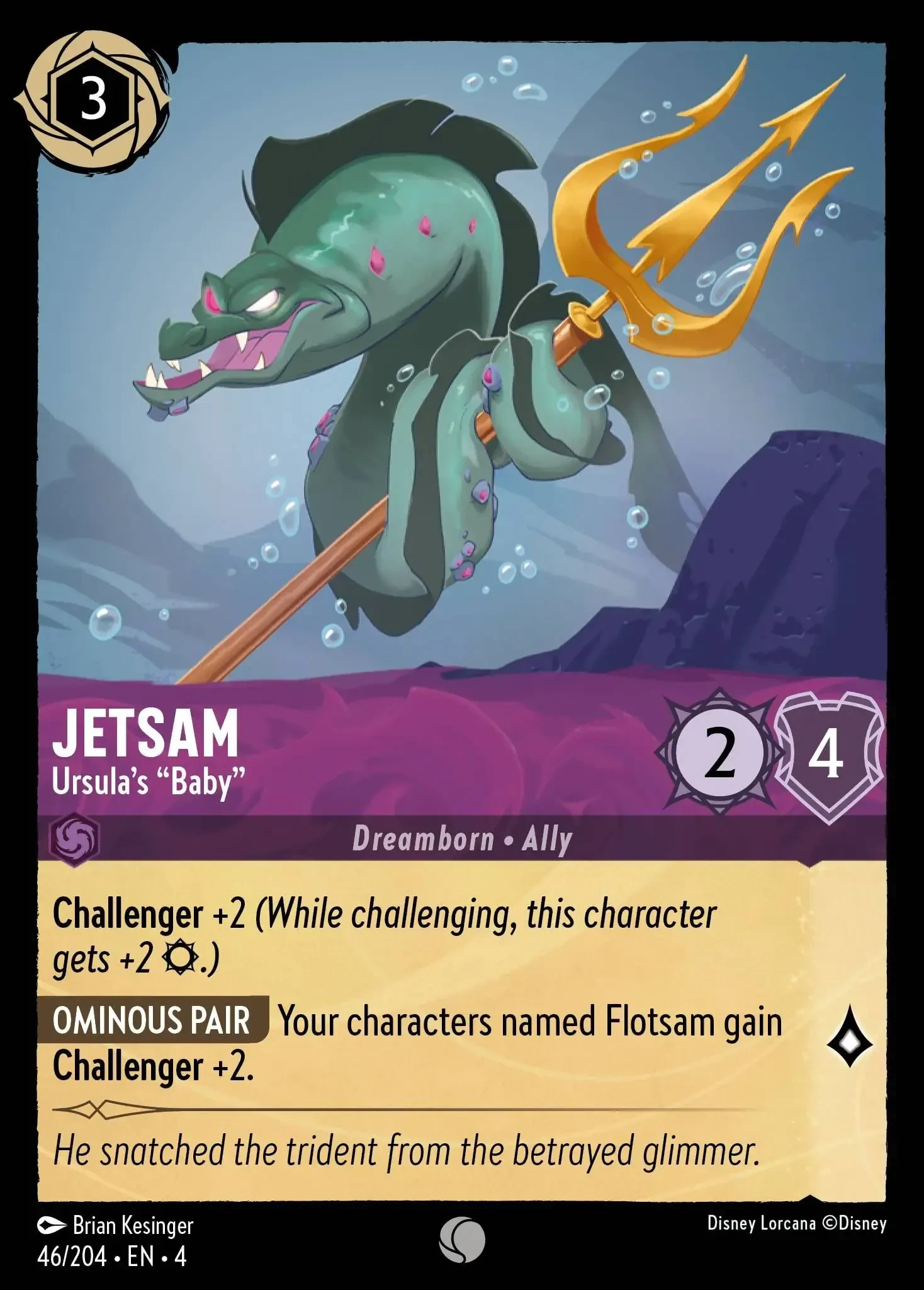 2024 Ursula's Return Jetsam - Ursula's "Baby" [Foil] Common #46 Common card image