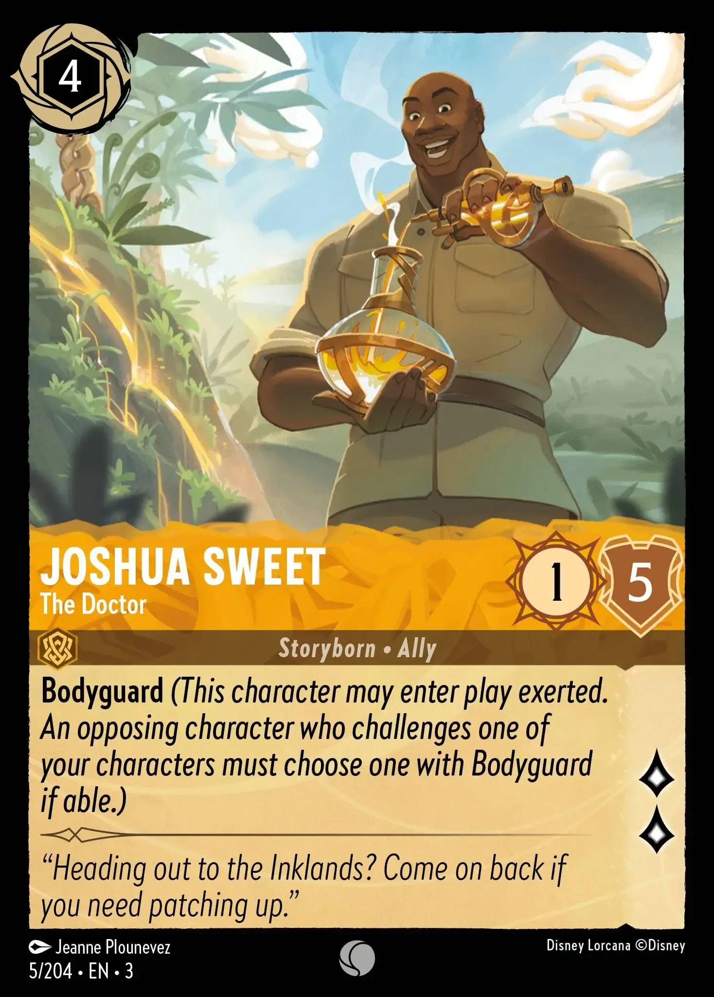 2024 Into the Inklands Joshua Sweet - The Doctor #5 Common card image