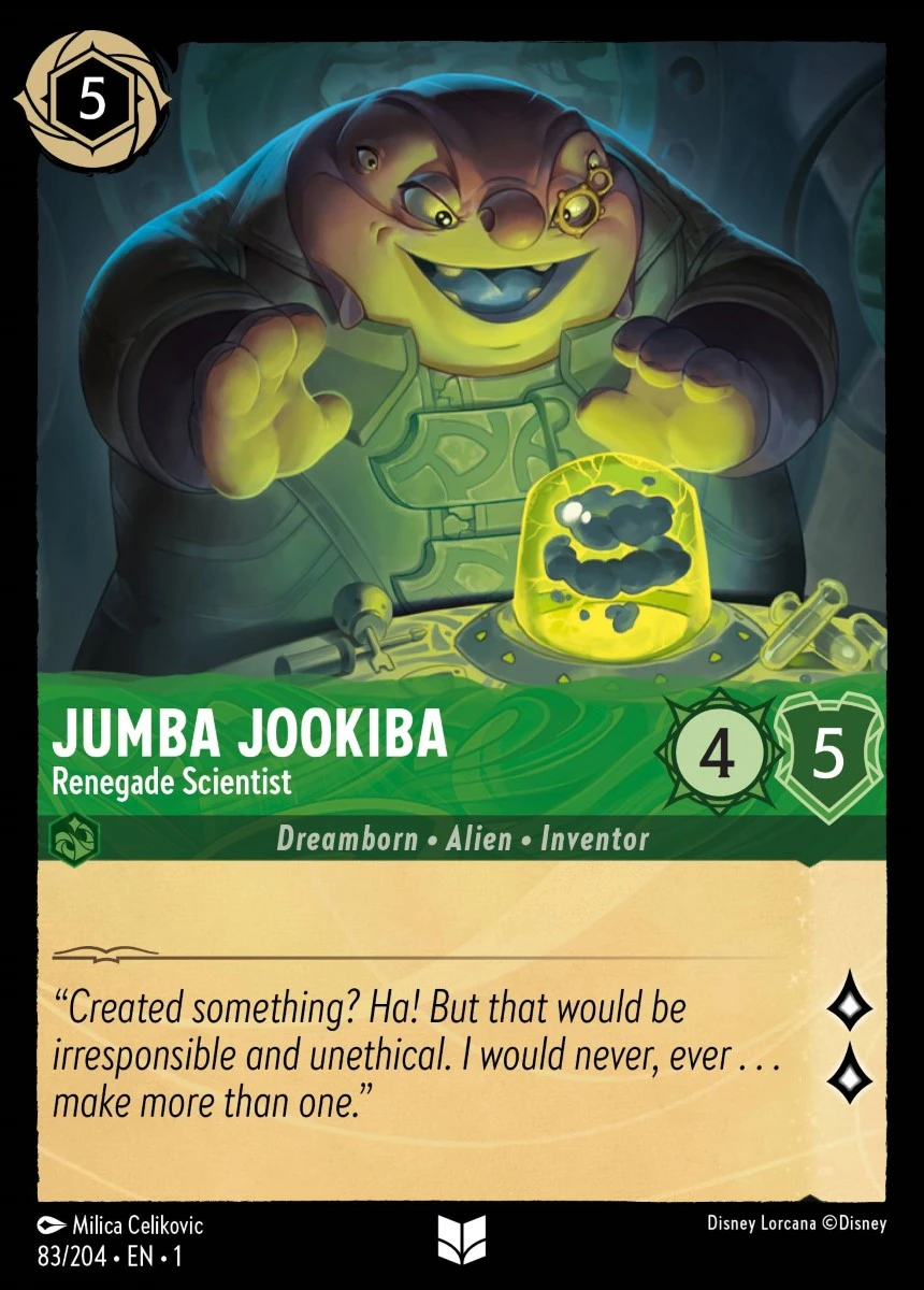 2023 The First Chapter Jumba Jookiba - Renegade Scientist #83 Uncommon card image