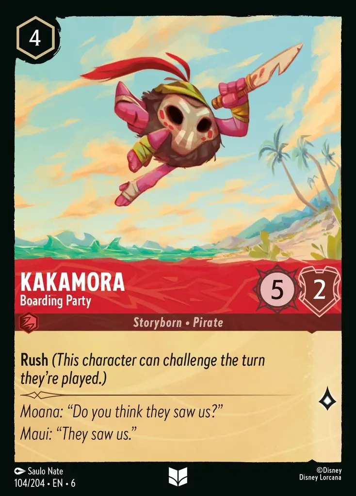 2024 Azurite Sea Kakamora - Boarding Party #104 Uncommon card image