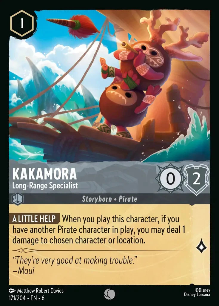 2024 Azurite Sea Kakamora - Long-Range Specialist #171 Common card image