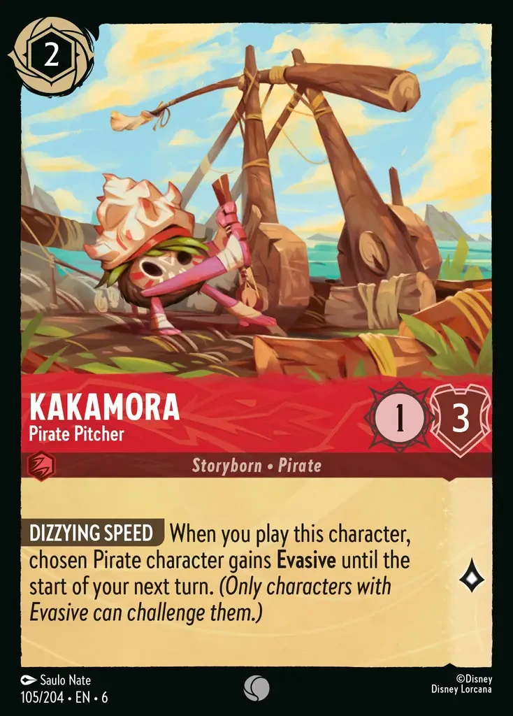 2024 Azurite Sea Kakamora - Pirate Pitcher #105 Common card image