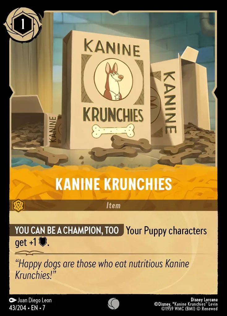2025 Archazia's Island Kanine Krunchies #43 Common card image
