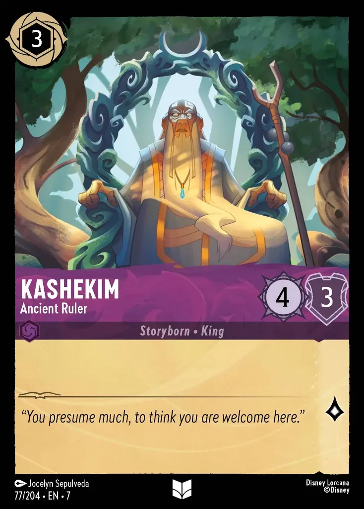 2025 Archazia's Island Kashekim - Ancient Ruler #77 Uncommon card image