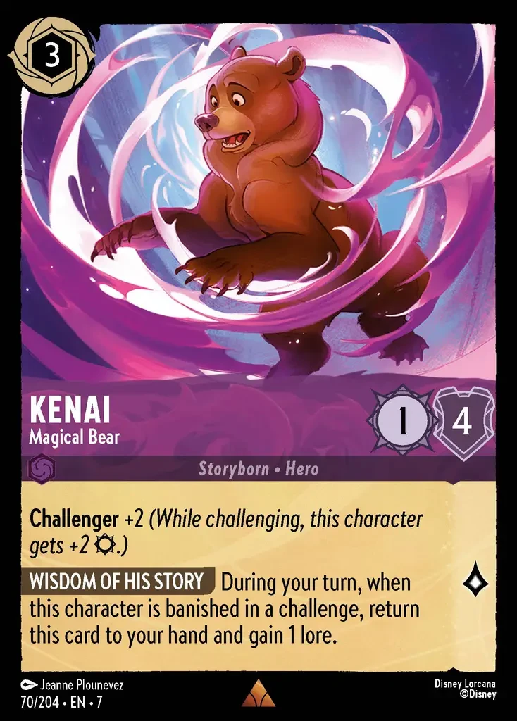 2025 Archazia's Island Kenai - Magical Bear #70 Rare card image