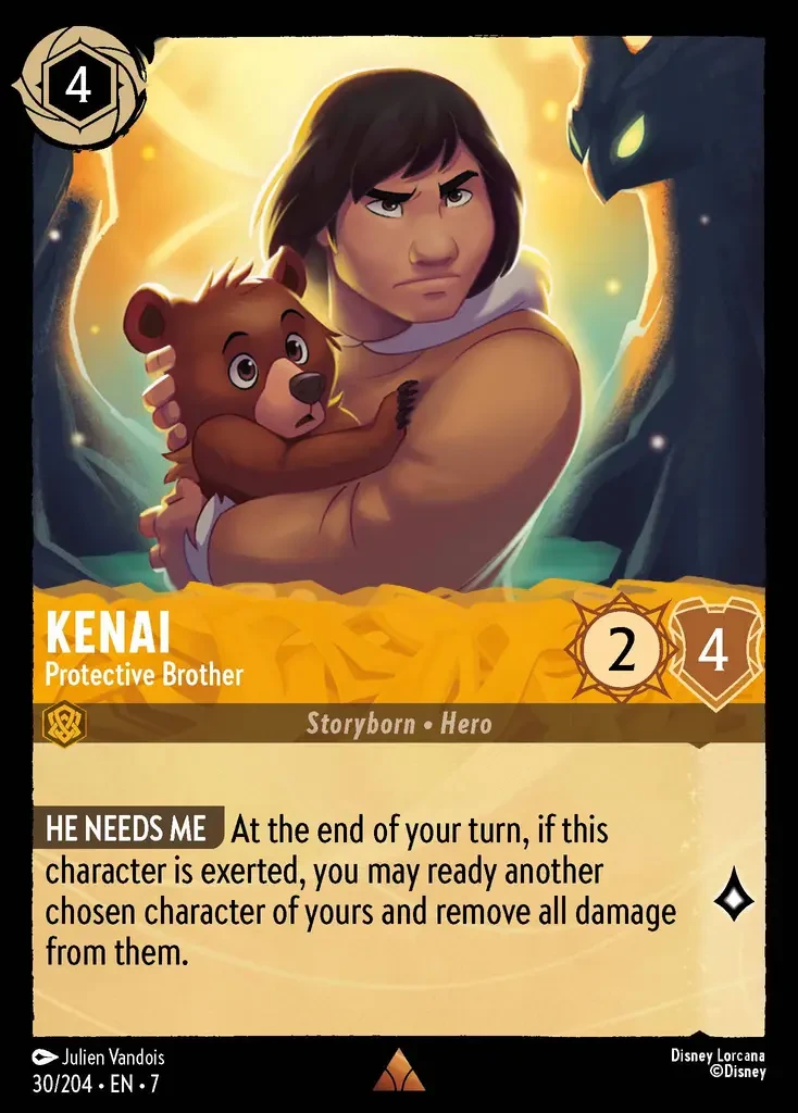 2025 Archazia's Island Kenai - Protective Brother #30 Rare card image