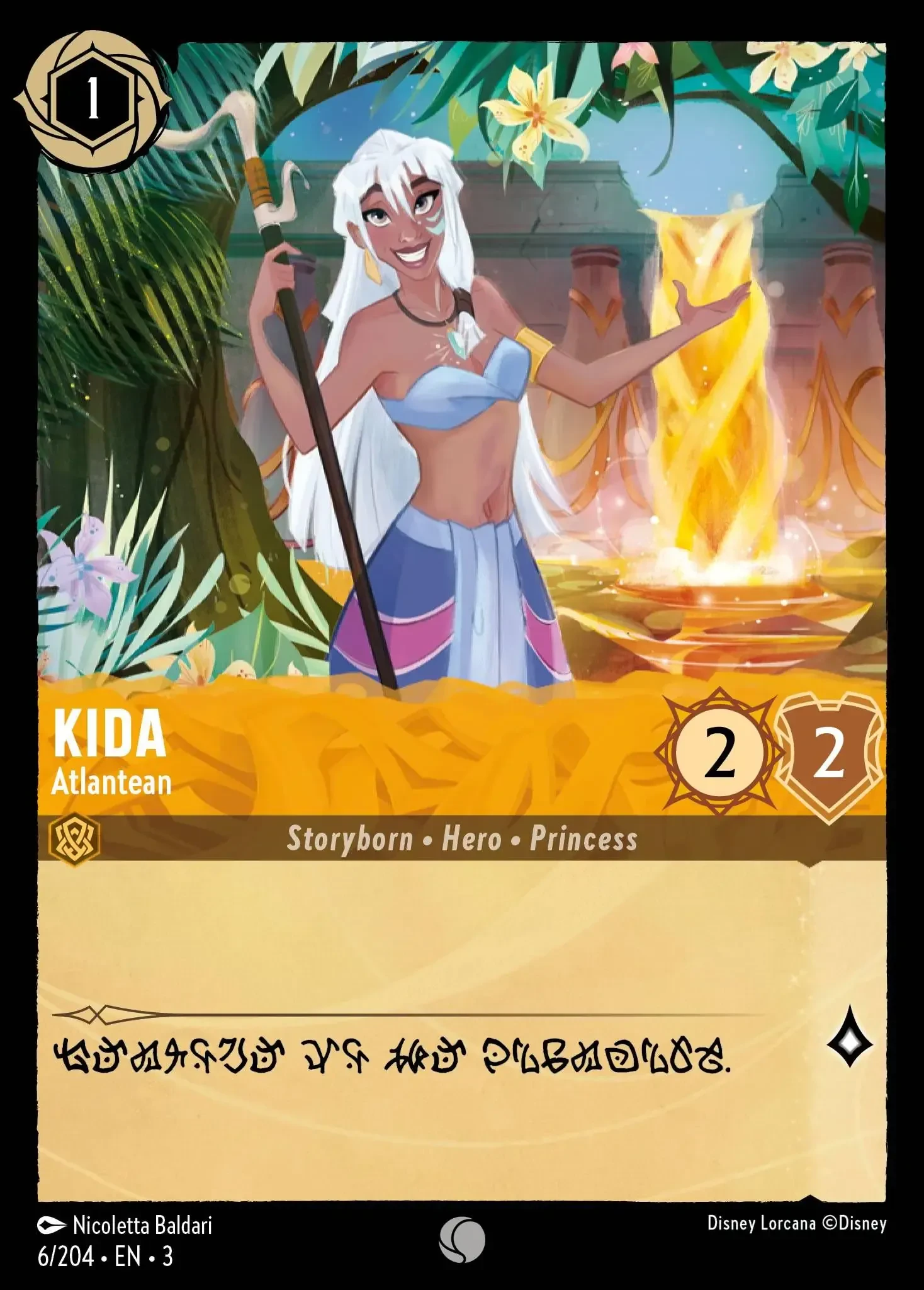 2024 Into the Inklands Kida - Atlantean #6 Common card image