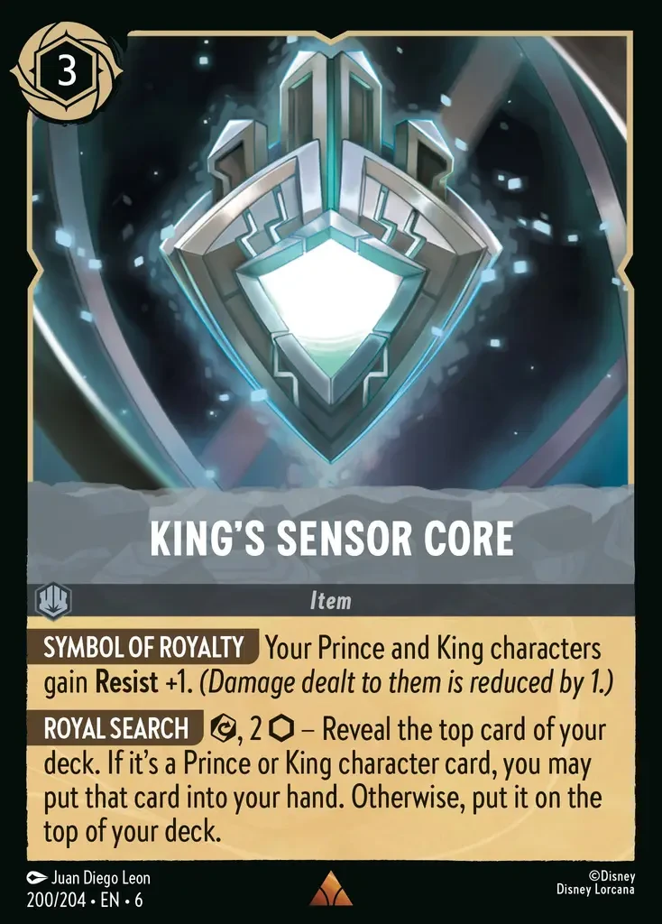 2024 Azurite Sea King's Sensor Core #200 Rare card image