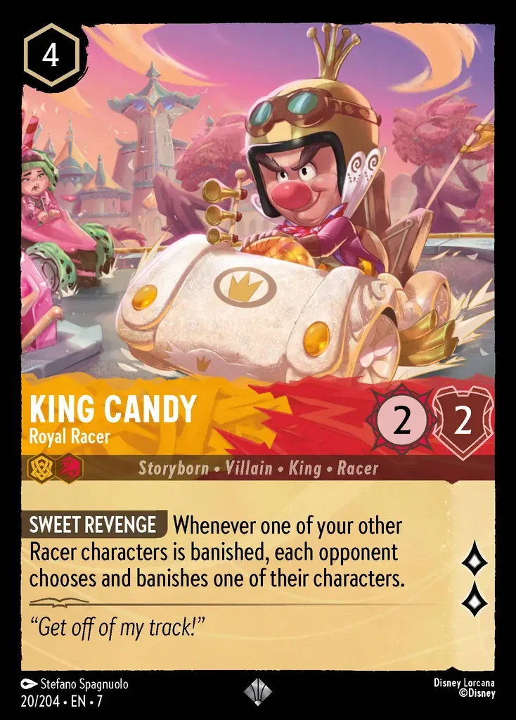 2025 Archazia's Island King Candy - Royal Racer #20 Super Rare card image