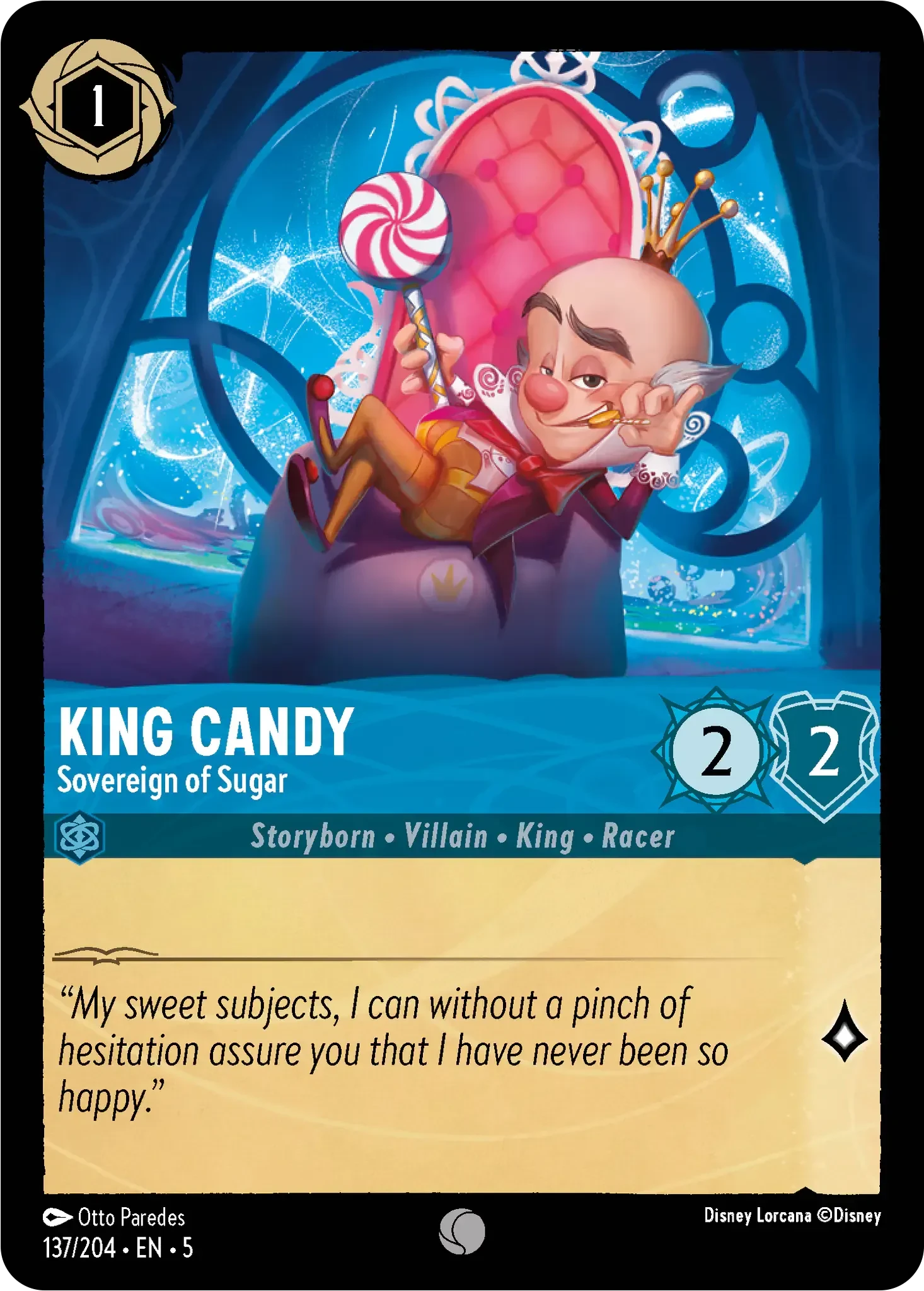 2024 Shimmering Skies King Candy - Sovereign of Sugar #137 Common card image