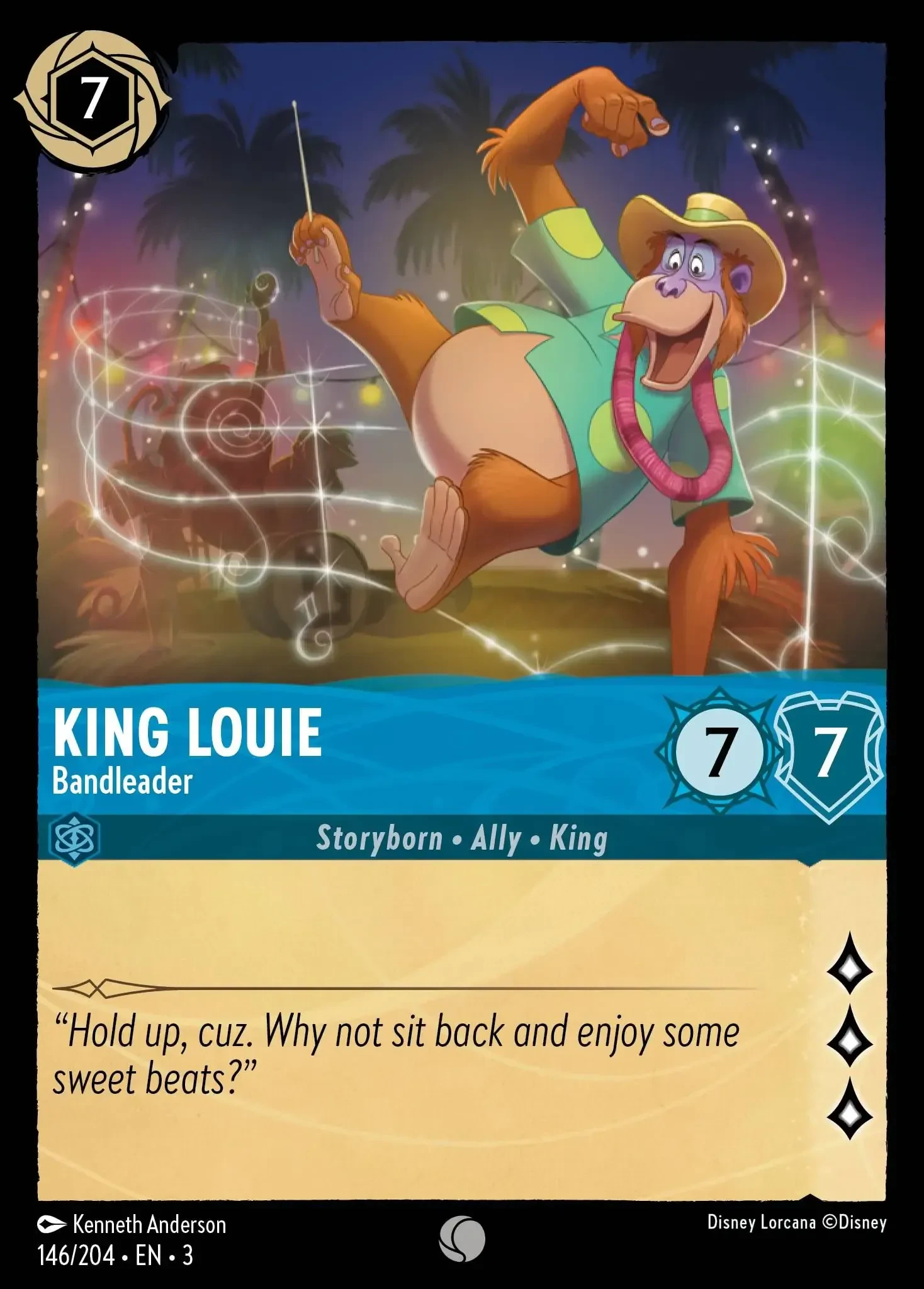 2024 Into the Inklands King Louie - Bandleader #146 Common card image
